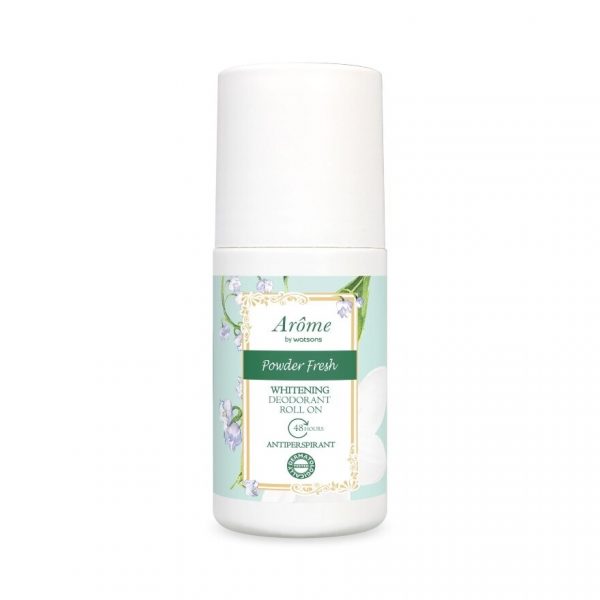 Дезодорант-антиперспирант Arome by Watsons Powder Fresh Whitening Roll-On 50 мл. - Arome by Watsons Powder Fresh Whitening Deodorant Roll On Antiperspirant 50ml.