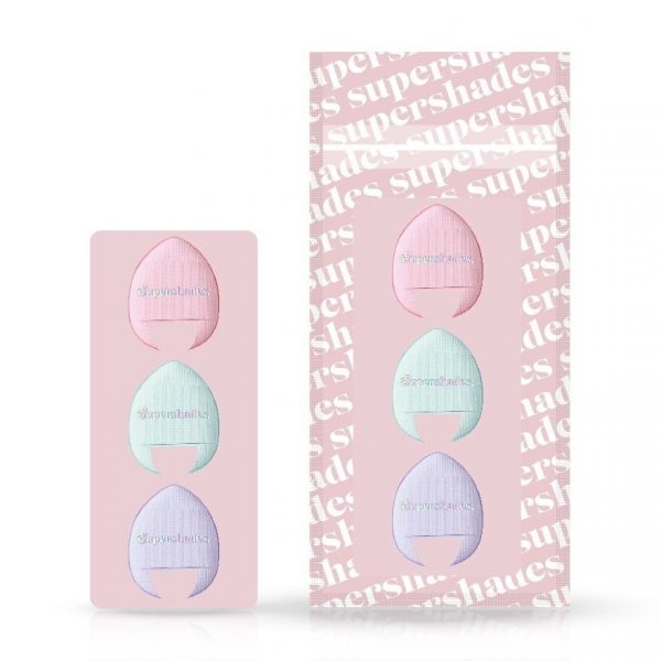 Суперадъюшки Мини Компакт-пуф 3 шт. - Supershades Mini Cushion Puff 3pcs.
