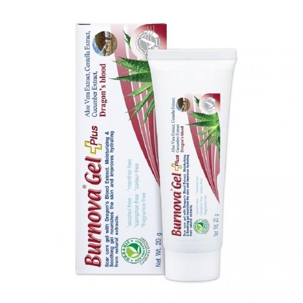 Гель для лечения шрамов Burnova Gel Plus Dragon's Blood 20 г. - Burnova Gel Plus Dragon's Blood Scar Care Gel 20 g.