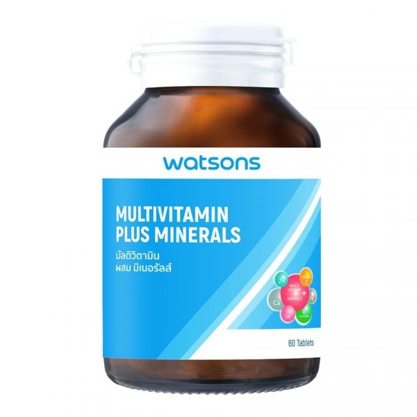 <p><strong>Витаминно-минеральный комплекс Watsons «Мультивитамин Плюс Минералы», 60 таблеток</strong></p> - Watsons Multivitamin Plus Minerals  (Dietary Supplement Product) 60Tablets