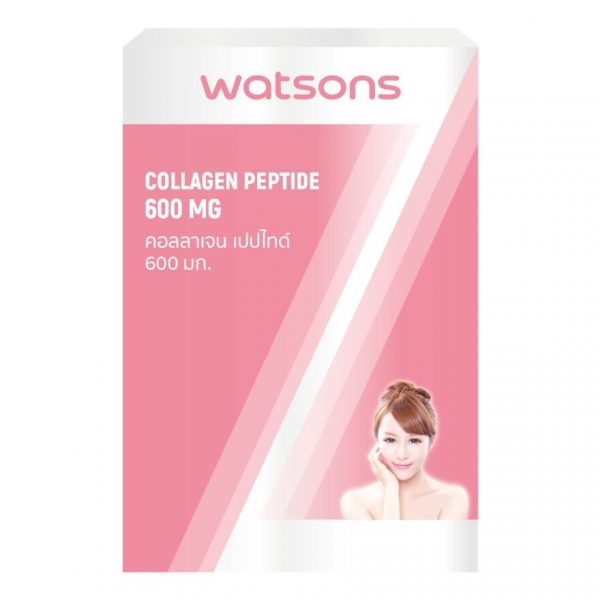 Коллагеновые пептиды Watsons, 600 мг (пищевая добавка), 30 таблеток - Watsons Collagen Peptide 600 mg (Dietary Supplement Product) 30 tablets