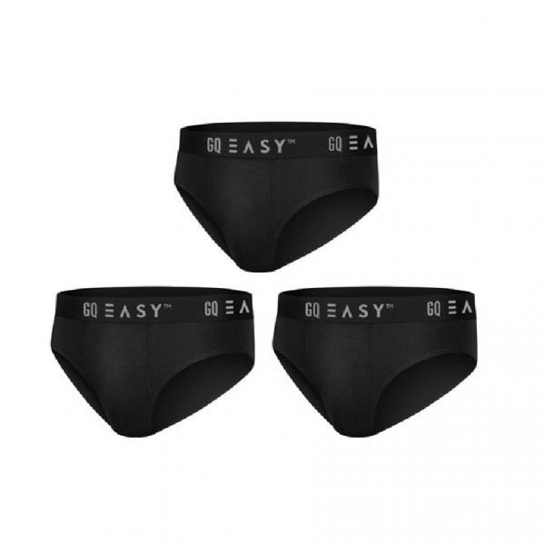 Комплект нижнего белья GQ Easy, 3 шт., черный, размер S - GQ Easy Underwear Value Pack 3pcs. Black Size S