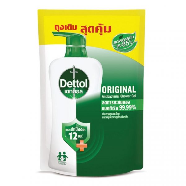 Dettol Гель для душа Оригинальный антибактериальный Сменный блок 370 г. - Dettol Shower Gel Original Antibacterial Refill 370 G.