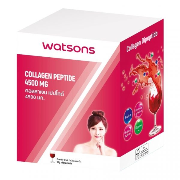 Коллагеновый пептид 4500 мг (биологически активная добавка) 15 пакетиков - Collagen Peptide 4500 mg. (Dietary Supplement Product) 15 sachets