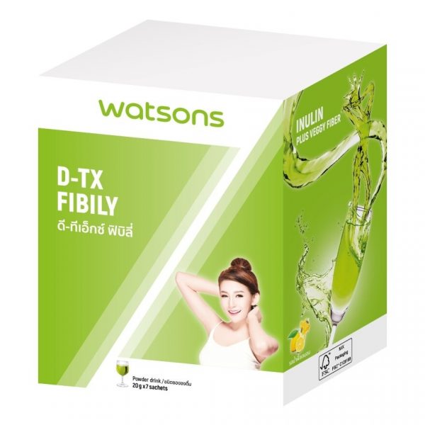 Watsons D-Tx Fibily (пищевая добавка) 7 пакетиков - Watsons D-Tx Fibily (Dietary Supplement Product) 7 sachets