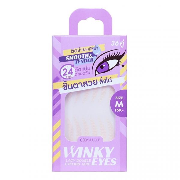 Кослакс Winky Глаза́ 36 пар (размер М) - Cosluxe Winky Eyes 36Pairs Size M