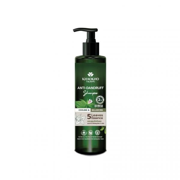 Khaokho Talaypu Shampoo Five Leaves Essence Anti Dandruff 240 мл. - Khaokho Talaypu Shampoo Five Leaves Essence Anti Dandruff 240 Ml.
