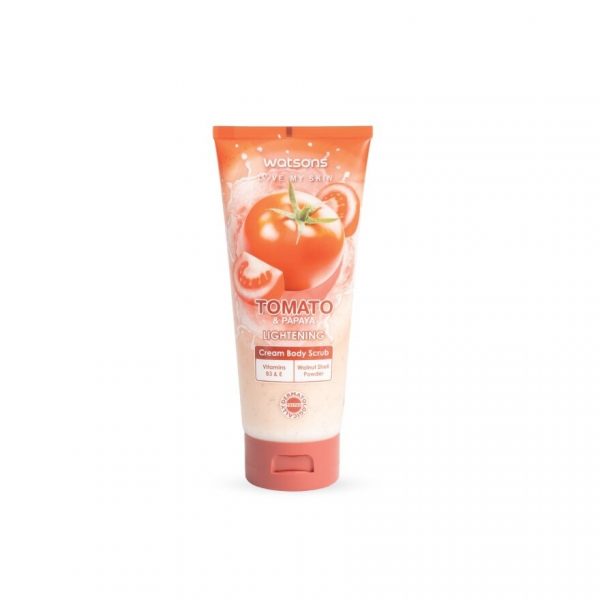 Крем-скраб для тела Watsons TomatoPapaya 200 г. - Watsons TomatoPapaya Cream Body Scrub 200g.