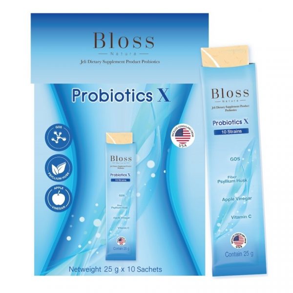 Блосс Натура Джели Пробиотики 25 г × 10 пластин - Bloss Natura Jeli Probiotics 25 g. x 10 sticks