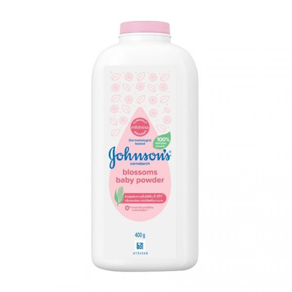 Детская присыпка Johnson's Baby с кукурузным крахмалом, 400 г. - Johnson's Baby Powder Cornstarch Blossoms 400 G. แป้งเด็กจอห์นสัน
