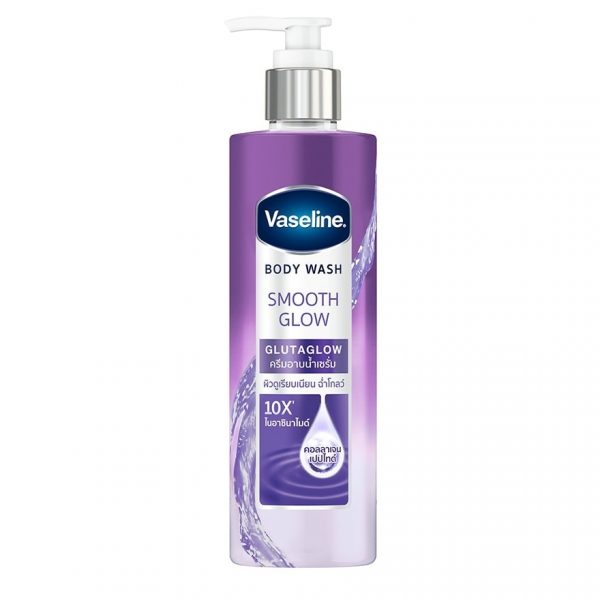 Vaseline Боди Вош Сглаживающий Глитаглоу 425 мл — нежное увлажнение и сияние кожи. - Vaseline Body Wash Smooth Glow Glutaglow 425 Ml. ผิวดูเรียบเนียน ฉ่ำโกลว์