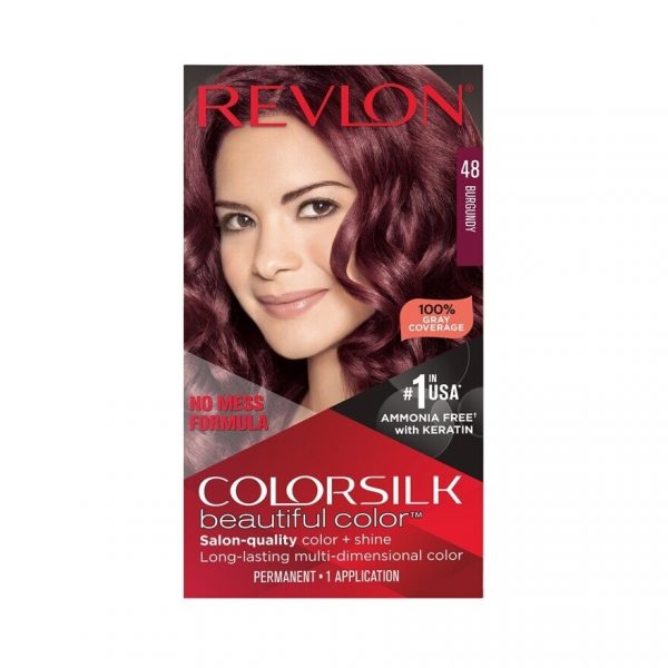 Revlon Colorsilk Beautiful Color с кератином № 48 Бургундия - Revlon Colorsilk Beautiful Color With Keratin No.48 Burgundy
