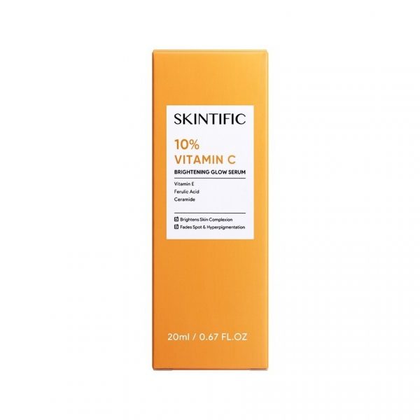 Скинсфайвик 10 витамин С осветляющий сияющий сыворотка — 20 мл - SKINTIFIC 10 Vitamin C Brightening Glow Serum 20 ml.