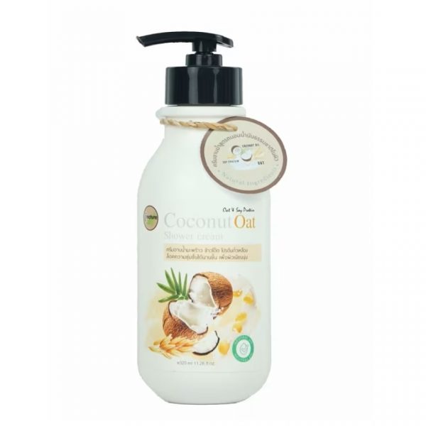 Крем для душа I-Nature с кокосом и овсом 320 мл. - I-Nature Coconut Oat Shower Cream 320 ml.