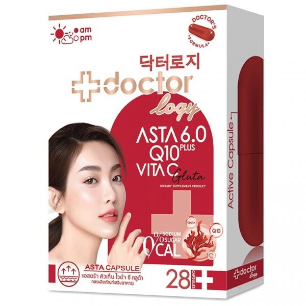 Докторлогия Аста Коэнзим Q10 Витамин С Глутатион 28 капсул - Doctorlogy Asta Q10 Vit C Gluta 28 Capsules