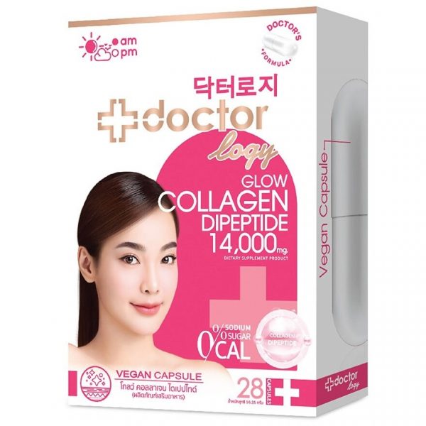 Докторлоги Коллаген дипептид 28 капсул - Doctorlogy Glow Collagen Dipeptide 28 Capsules