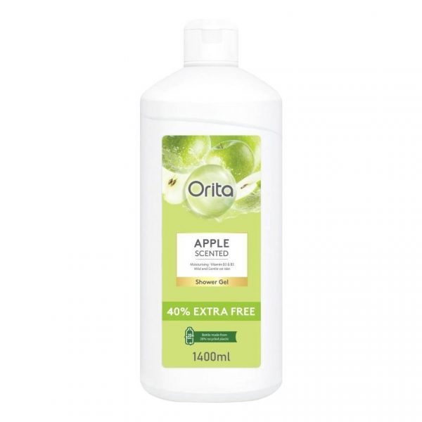 Шампунь-гель для душа Орита «Аромат яблока», 1400 мл - Orita Shower Gel Apple Scented 1400ml.