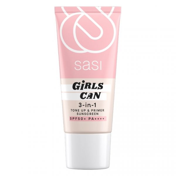 Sasi Girls Can 3в1: подтягивающий праймер — солнцезащитный крем SPF50+, защита от UVA/UVB (PA++++) 30 мл - Sasi Girls Can 3in1 Tone Up Primer Sunscreen SPF50+ PA++++ 30ml.