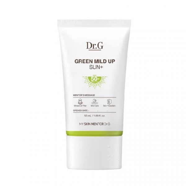Dr.G «Зеленый нежный уход с солнцезащитой +» SPF50+ PA+++ 50 мл. - Dr.G Green Mild Up Sun+ SPF50+ PA++++ 50 ml.
