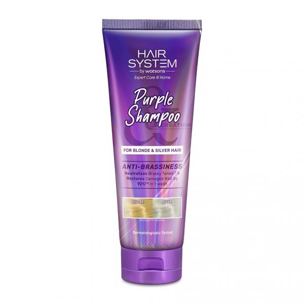 Система волос от Watsons Фиолетовый шампунь 250 мл. - Hair System by Watsons Purple Shampoo 250ml.