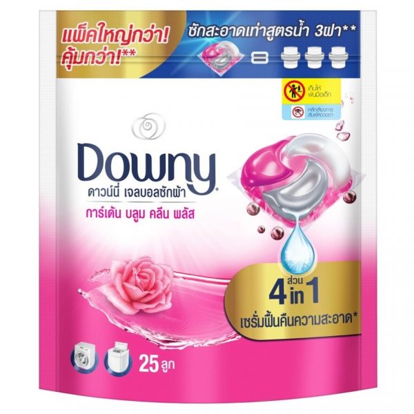 «Дэни Джел Болл — Гель для стирки Garden Bloom (Чист плюс), 25 шариков» - Downy Gel Ball Laundry Detergent Garden Bloom Clean Plus Refill 25'S