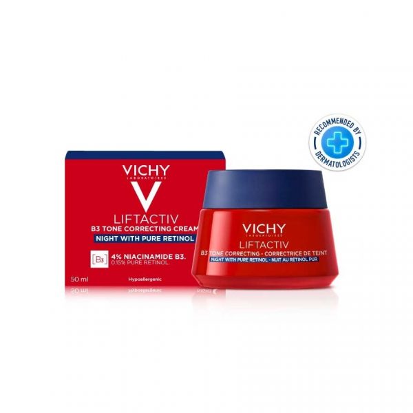 <p><strong>ВИШИ Лифтактив В3 Ночная Крем с чистым Ретинолом 50 мл.</strong></p> - Vichy Liftactiv B3 Night Cream with Pure Retinol 50 ml.