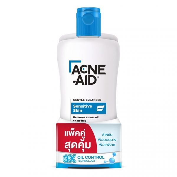 Антиакне-гельмягкий очищающий дуэт
(упаковка: 2 шт. по 100 мл) - Acne-Aid Gentle Cleanser Twin Pack 2 x 100 ml.
