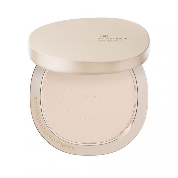Прайми Прессед Павдер SPF 40 PA+++ №01 (светло-розовый персиковый тон) - #Pramy Pressed Powder SPF40 PA+++ 01