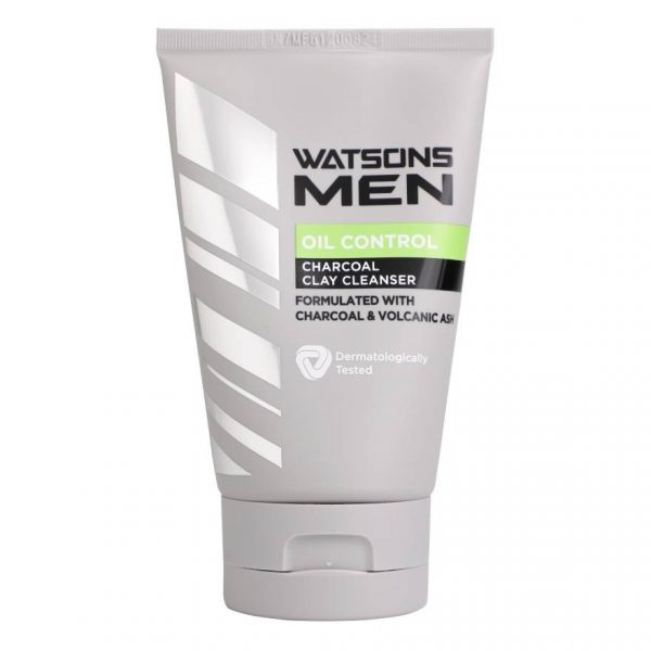 Watsons Men «Активный уголь» Контроль жирности глина (крем-актив) 100 г - Watsons Men Charcoal Oil Control Clay 100g.