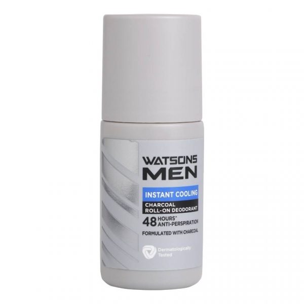 Роликовый дезодорант Watsons Men Instant Cooling Charaoal 50 мл - Watsons Men Instant Cooling Charaoal Roll-on Deodorant 50ml