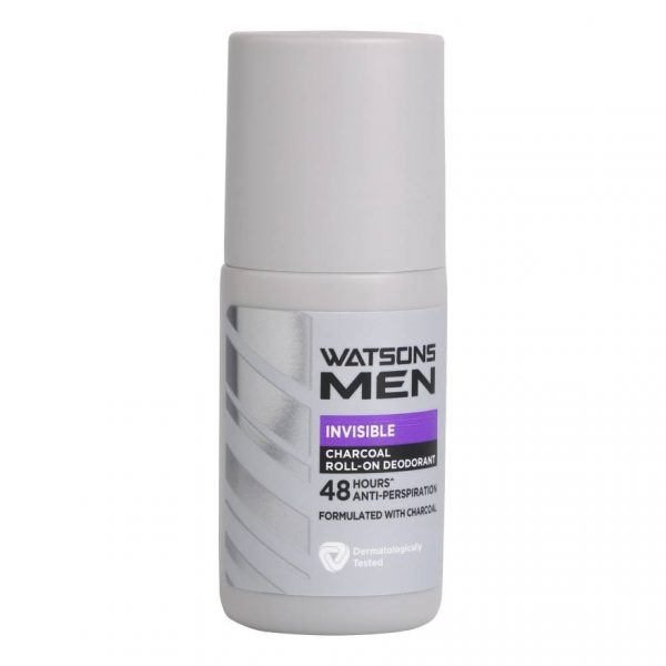 Роликовый дезодорант Watsons Men Invisible Charaoal 50 мл - Watsons Men Invisible Charaoal Roll-on Deodorant 50ml