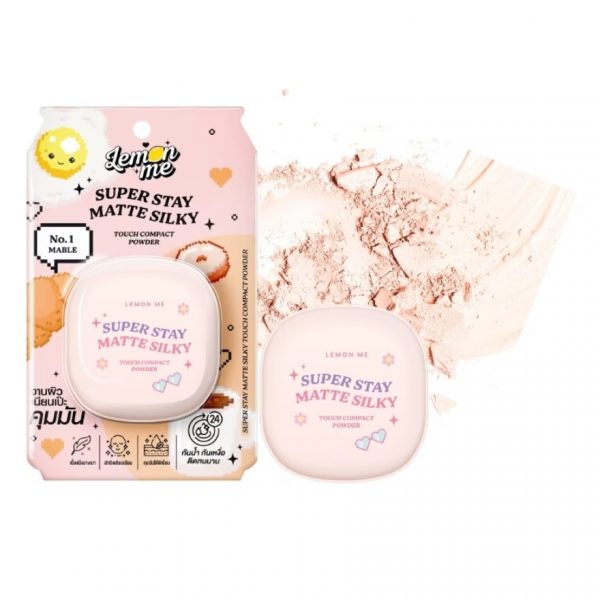 Лимон Ми Супер Стэй Компактный пудра 01 (светло-персиково-розовый тон) - Lemon Me Super Stay Compact Powder 01