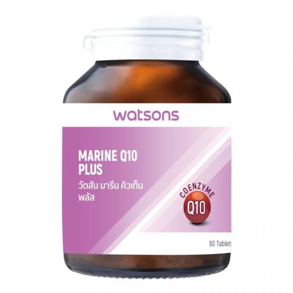 Watsons Marine Q10 Plus (биологически активная добавка) 60 таблеток - Watsons Marine Q10 Plus (Dietary Supplement Product) 60 tablets