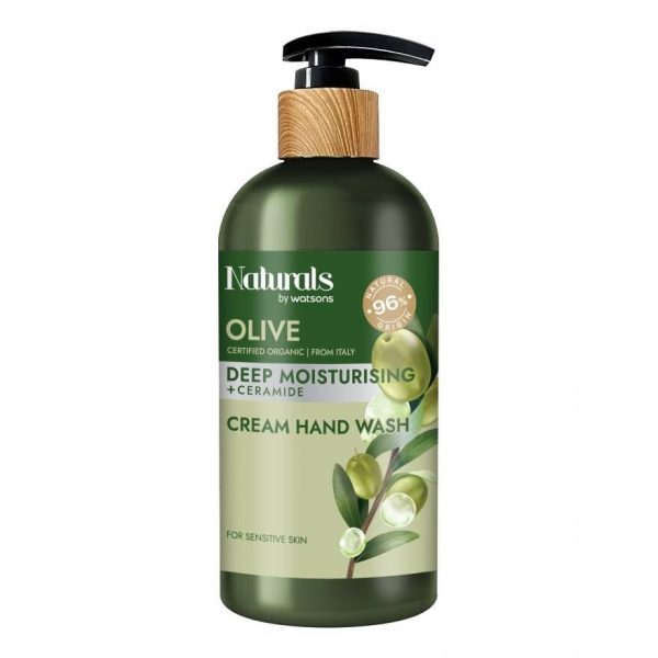 Крем для мытья рук Naturals By Watsons Olive Deep Moisturising Cream 400 мл - Naturals By Watsons  Olive Deep Moisturising Cream Hand Wash 400ml
