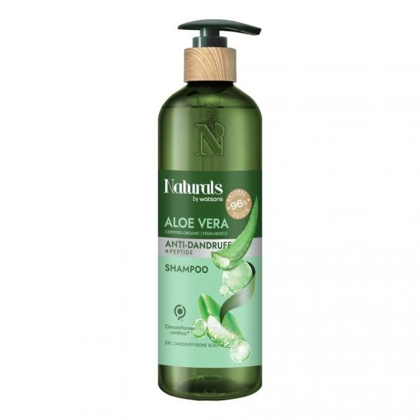 Шампунь от перхоти Naturals By Watsons с алоэ вера 490 мл - Naturals By Watsons Aloe Vera Anti-dandruff Shampoo 490ml