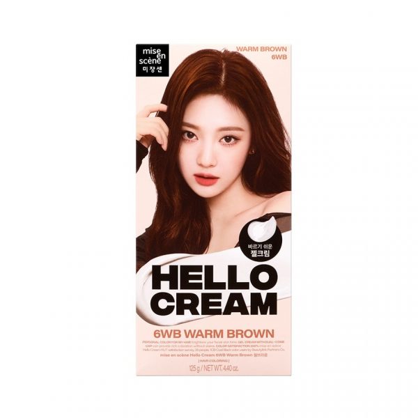 Mise En Scene Hello Cream 6WB Warm Brown - Mise En Scene Hello Cream 6WB Warm Brown