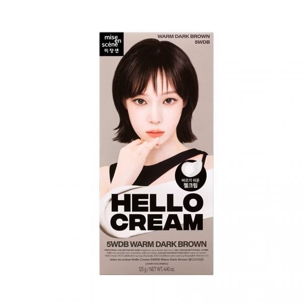 Mise En Scene Hello Cream 5WDB Warm Dark Brown - Mise En Scene Hello Cream 5WDB Warm Dark Brown