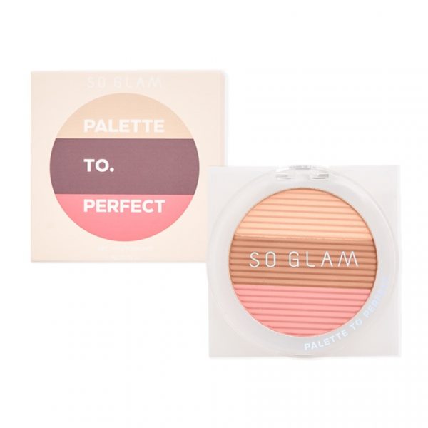 «So Glam — палитра идеальных румян № 001» - #So Glam To Perfect blush Palette 001