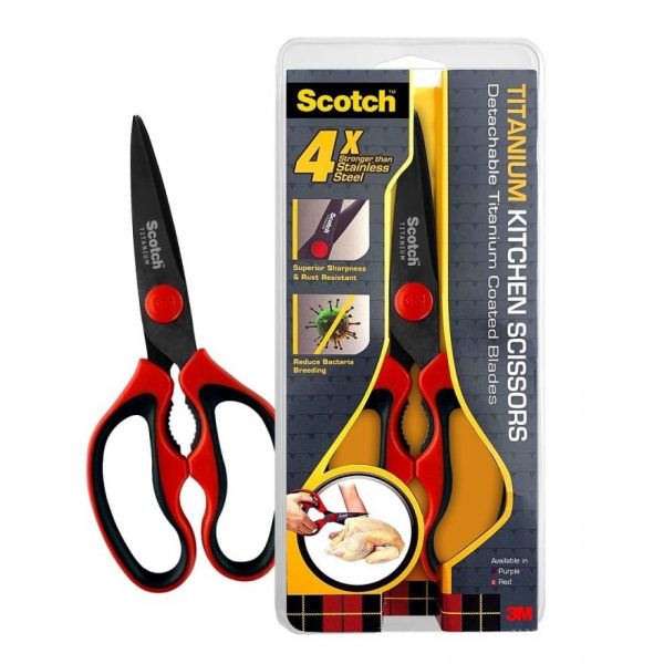 <p>Скотч-Брите Титановые кухонные ножницы (красные)<br />
<strong>Scotch Brite Titanium Kitchen Scissors KS-DTR (красный)</strong></p> - Scotch Brite Titanium Kitchen Scissor KS-DTR (Red)