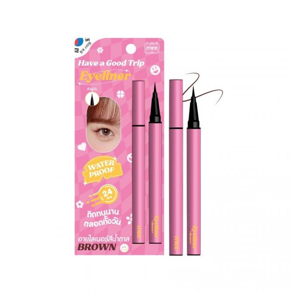 Коричневая подводка для глаз #Mee Have A Good Trip - #Mee Have A Good Trip Eyeliner Brown