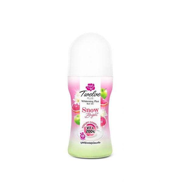 Twelve Plus Roll On Whitening Plus Snow Bright Грейпфрут 40 мл. - Twelve Plus Roll On Whitening Plus Snow Bright Grapefruit 40 Ml.