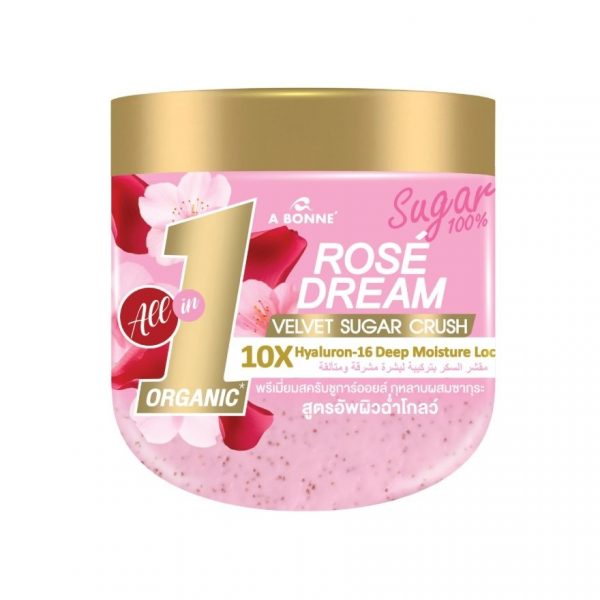 Скраб для тела A Bonne' Velvet Sugar Crush Rose Dream 600 г. - A Bonne' Scrub Velvet Sugar Crush Rose Dream 600 G.
