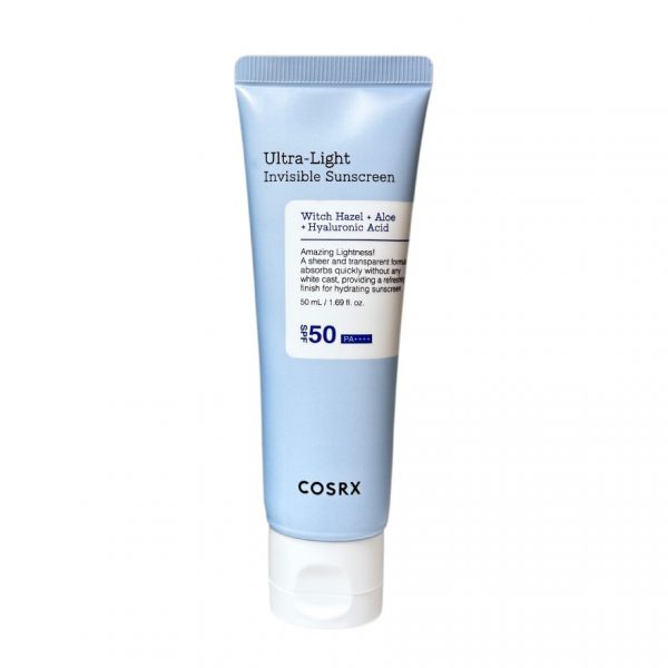 Косдекс Ультра Лайт Айнсайн Солнцезащитный крем
SPF 50+ PA+++
50 мл - COSRX Ultra Light Invisible Sunscreen SPF50 PA++++ 50 ml.