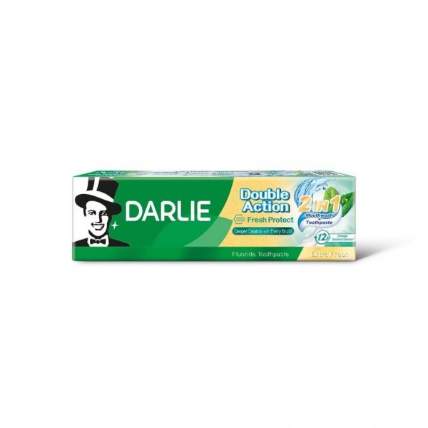 Ополаскиватель для полости рта + зубная паста Darlie Double Action Fresh Protect 2-в-1 100 г. - Darlie Mouthwash+Toothpaste Double Action Fresh Protect 2in1 100 G.