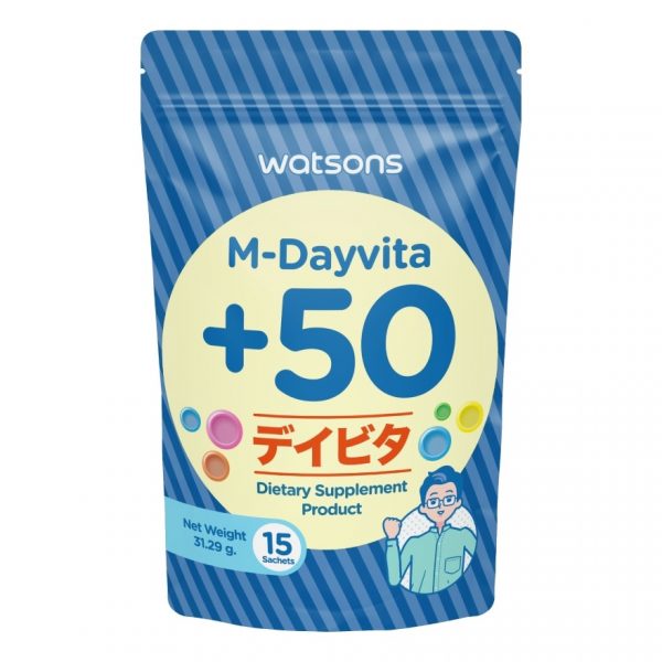 Watsons M-Dayvita +50 (пищевая добавка) 15 пакетиков - Watsons M-Dayvita +50 (Dietary Supplement Product) 15 Sachets