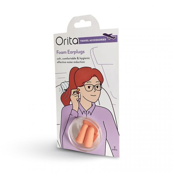 Беруши Orita Foam, 2 пары. - Orita Foam Earplugs 2pair.