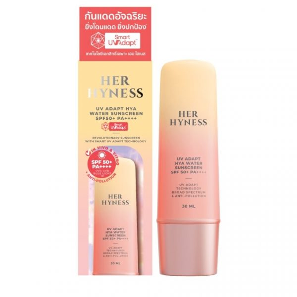 «Её Высочество — Ультра-Адаптивная Гидра-Вода Солнцезащитный крем SPF50+ PA++++ 30 мл.» - Her Hyness UV Adapt Hya Water Sunscreen SPF50+ PA++++ 30ml.