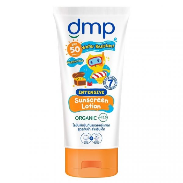 DMP Organic pH5.5 Интенсивный пребиотический солнцезащитный лосьон Водостойкий SPF50 PA+++ 140 мл. - DMP Organic pH5.5 Intensive Prebiotic Sunscreen Lotion Waterproof SPF50 PA+++ 140 Ml.