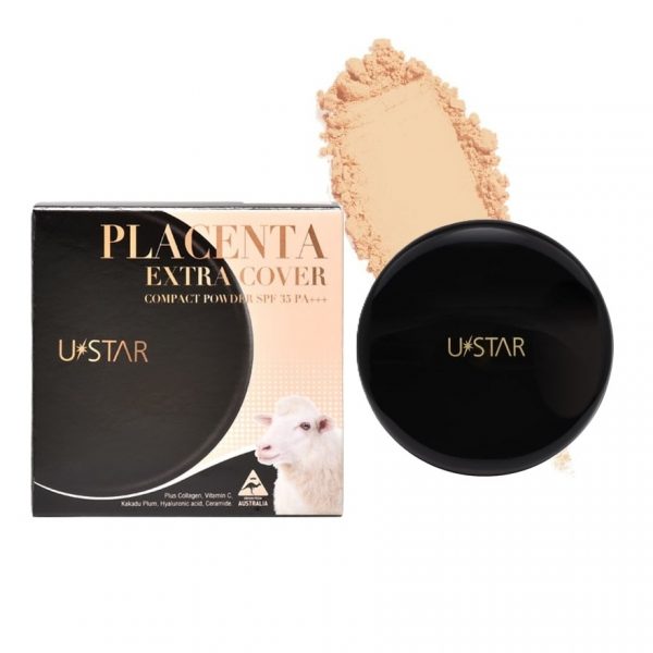 Компактная пудра Ustar Placenta 12 г 01 - Ustar Placenta Compact Powder 12g 01