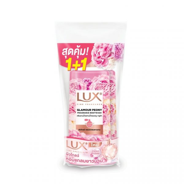 Гель для душа Lux с ароматом пиона, 450 мл, двойная упаковка - Lux Body Wash Glamour Peony Fragrance 450 Ml.Twin Pack